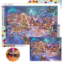 Load image into Gallery viewer, Christmas Snow Scene 60*45CM(Canvas) Full Square Drill Diamond Painting
