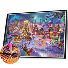 Load image into Gallery viewer, Christmas Snow Scene 60*45CM(Canvas) Full Square Drill Diamond Painting
