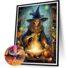 Load image into Gallery viewer, Halloween Witch 30*40CM(Canvas) Full Round Drill Diamond Painting
