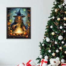 Load image into Gallery viewer, Halloween Witch 30*40CM(Canvas) Full Round Drill Diamond Painting
