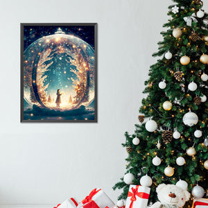 Christmas Wishes 30*40CM(Canvas) Full Round Drill Diamond Painting