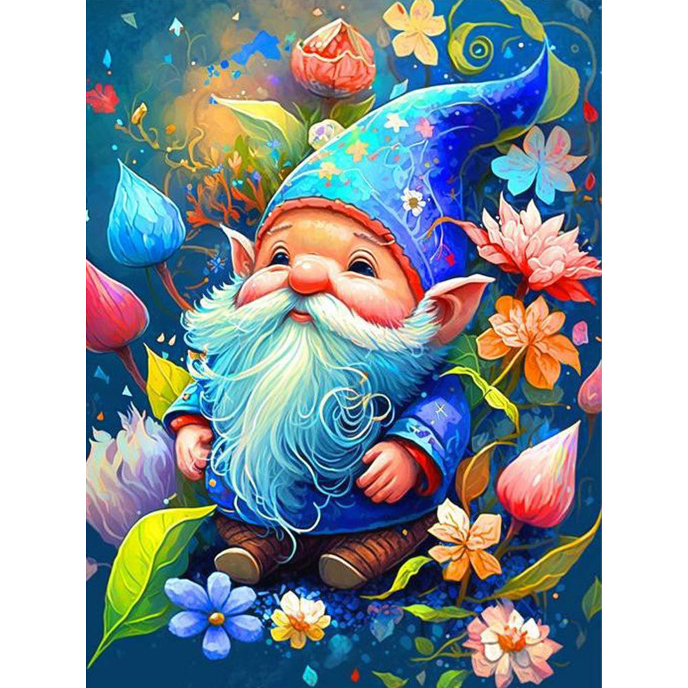 Gnome 30*40CM(Canvas) Full Round Drill Diamond Painting
