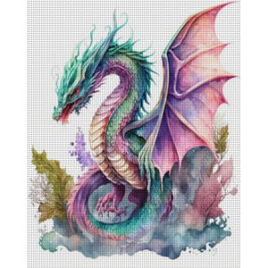 Huancan - Pterosaur - 50*60CM 11CT 3 Stamped Cross Stitch