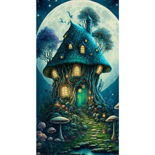 Load image into Gallery viewer, Huancan - Tree House - 40*70CM 16CT 2 Stamped Cross Stitch
