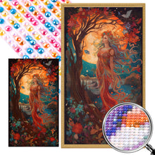 Load image into Gallery viewer, Beauty Under The Moon 40*70CM(Picture) Full Round Drill Diamond Painting
