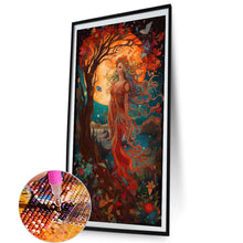 Load image into Gallery viewer, Beauty Under The Moon 40*70CM(Picture) Full Round Drill Diamond Painting
