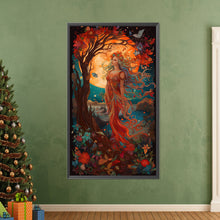 Load image into Gallery viewer, Beauty Under The Moon 40*70CM(Picture) Full Round Drill Diamond Painting
