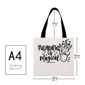 Canvas Bag-Books 40*40CM