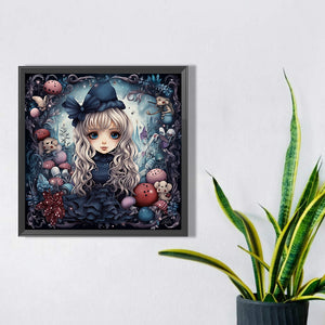 Girl 40*40CM(Picture) Full Square Drill Diamond Painting
