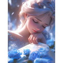 Load image into Gallery viewer, Yishu - Mermaid Princess Ariel - 50*65CM 11CT 3 Stamped Cross Stitch
