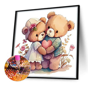 Care Bears 40*40CM(Canvas) Full Round Drill Diamond Painting