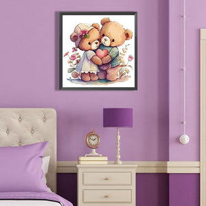 Care Bears 40*40CM(Canvas) Full Round Drill Diamond Painting