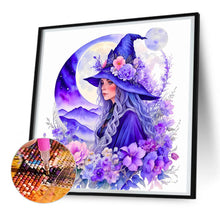 Load image into Gallery viewer, Elegant Witch 30*30CM(Canvas) Full Round Drill Diamond Painting
