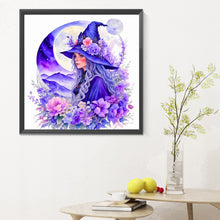 Load image into Gallery viewer, Elegant Witch 30*30CM(Canvas) Full Round Drill Diamond Painting
