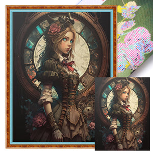 Huancan - Alice In Wonderland - 50*65CM 11CT 3 Stamped Cross Stitch