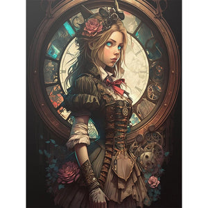 Huancan - Alice In Wonderland - 50*65CM 11CT 3 Stamped Cross Stitch