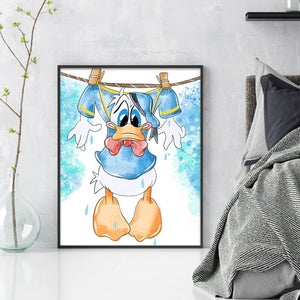 Yishu - Donald Duck - 40*50CM 11CT 3 Stamped Cross Stitch
