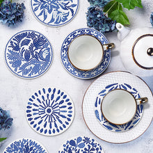 Load image into Gallery viewer, 8PCS Acrylic Special Shape Diamond Painting Coasters Kits for Adults (Celadon)
