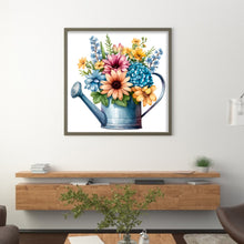 Load image into Gallery viewer, DIY - Flowers In A Kettle - 50*50CM 11CT 3 Stamped Cross Stitch
