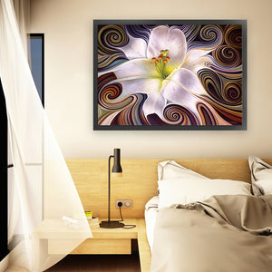 Yishu - Abstract Flowers - 60*45CM 11CT 3 Stamped Cross Stitch