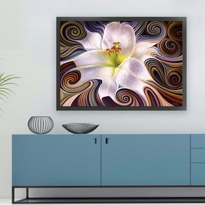 Yishu - Abstract Flowers - 60*45CM 11CT 3 Stamped Cross Stitch