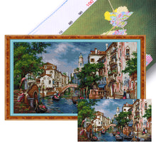 Load image into Gallery viewer, Joy Sunday - Streets Of S?o Paulo - 79*50CM 14CT 2 Stamped Cross Stitch
