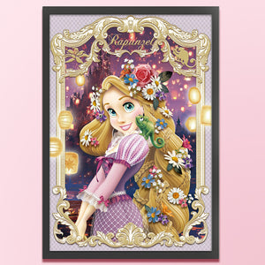 Yishu - Rapunzel - 40*58CM 11CT 3 Stamped Cross Stitch
