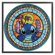 Load image into Gallery viewer, DIY - Glass Painting - Stitch - 40*40CM 11CT 3 Stamped Cross Stitch
