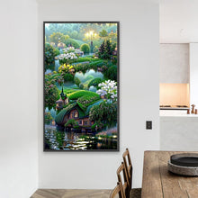 Load image into Gallery viewer, Dreamlike Greenery 40*70CM(Picture) Full Round Drill Diamond Painting
