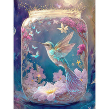 Load image into Gallery viewer, Hummingbird In A Jar 30*40CM(Canvas) Full Round Drill Diamond Painting
