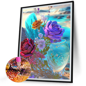 Seaside Romance 30*40CM(Canvas) Full Round Drill Diamond Painting