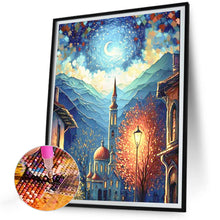 Load image into Gallery viewer, Nighttime Neighborhood 30*40CM(Canvas) Full Round Drill Diamond Painting
