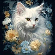 Load image into Gallery viewer, Cat 30*30CM(Canvas) Full Round Drill Diamond Painting
