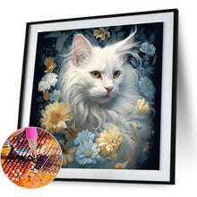 Load image into Gallery viewer, Cat 30*30CM(Canvas) Full Round Drill Diamond Painting

