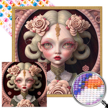 Load image into Gallery viewer, Flowers And Girls 40*40CM(Picture) Full Round Drill Diamond Painting
