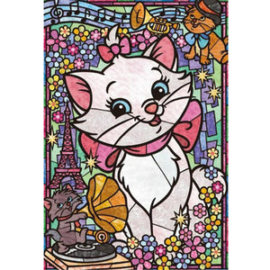 Yishu - Marie Cat - 50*70CM 11CT 3 Stamped Cross Stitch