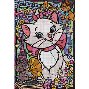 Yishu - Marie Cat - 50*70CM 11CT 3 Stamped Cross Stitch