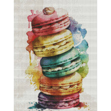 Load image into Gallery viewer, Macaron Stacking Game 30*40CM(Canvas) Full Round Drill Diamond Painting
