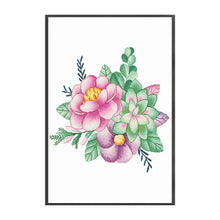 Load image into Gallery viewer, Spring Brand - Dream Garden - 50*75CM 11CT 3 Stamped Cross Stitch
