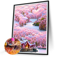 Load image into Gallery viewer, Dreamy Cloud Town 50*65CM(Picture) Full Round Drill Diamond Painting
