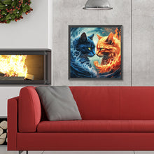 Load image into Gallery viewer, Cat From Game Of Thrones 30*30CM(Canvas) Full Round Drill Diamond Painting

