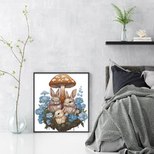 Load image into Gallery viewer, Joy Sunday - Rabbit Family - 40*47CM 14CT 2 Stamped Cross Stitch
