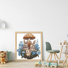 Load image into Gallery viewer, Joy Sunday - Rabbit Family - 40*47CM 14CT 2 Stamped Cross Stitch
