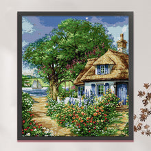 Load image into Gallery viewer, Joy Sunday - Riverside Cottage - 52*60CM 14CT 2 Stamped Cross Stitch
