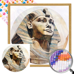 Sphinx 30*30CM(Picture) Full Round Drill Diamond Painting