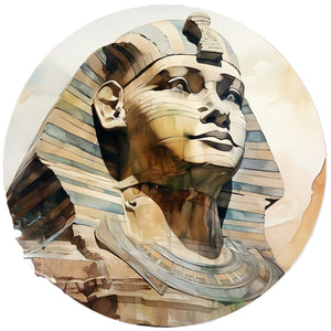 Sphinx 30*30CM(Picture) Full Round Drill Diamond Painting