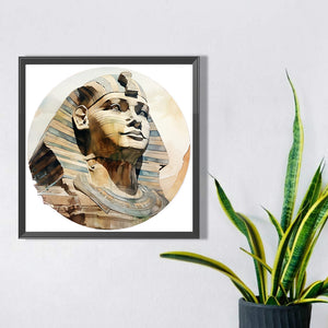 Sphinx 30*30CM(Picture) Full Round Drill Diamond Painting