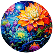 Load image into Gallery viewer, Lotus 30*30CM(Picture) Full Round Drill Diamond Painting
