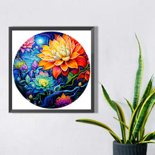 Load image into Gallery viewer, Lotus 30*30CM(Picture) Full Round Drill Diamond Painting
