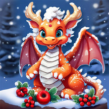 Load image into Gallery viewer, Little Dragon 40*40CM(Picture) Full Round Drill Diamond Painting
